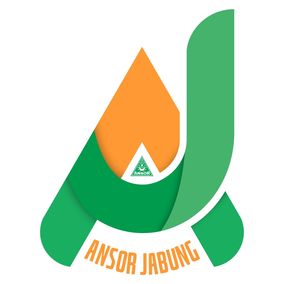 Desain logo Ansor Jabung keren, jasa desain logo online murah, buat logo perusahaan