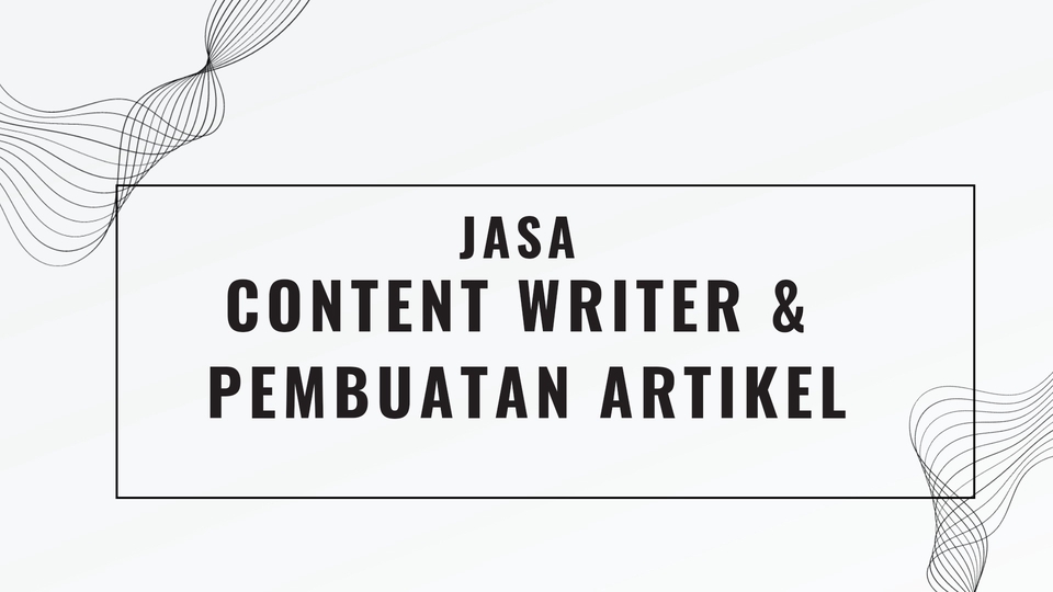 Jasa Penulisan Skripsi, Thesis, dan Proposal - Jasa Content Writer & Pembuatan Artikel 