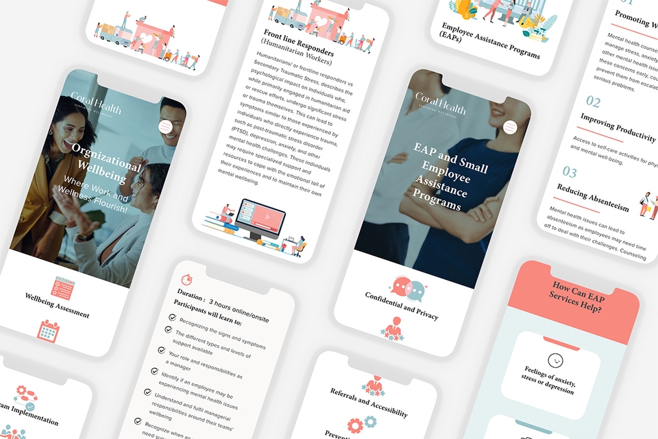 ออกแบบแอพพลิเคชั่นเว็บไซต์สุขภาพองค์กร