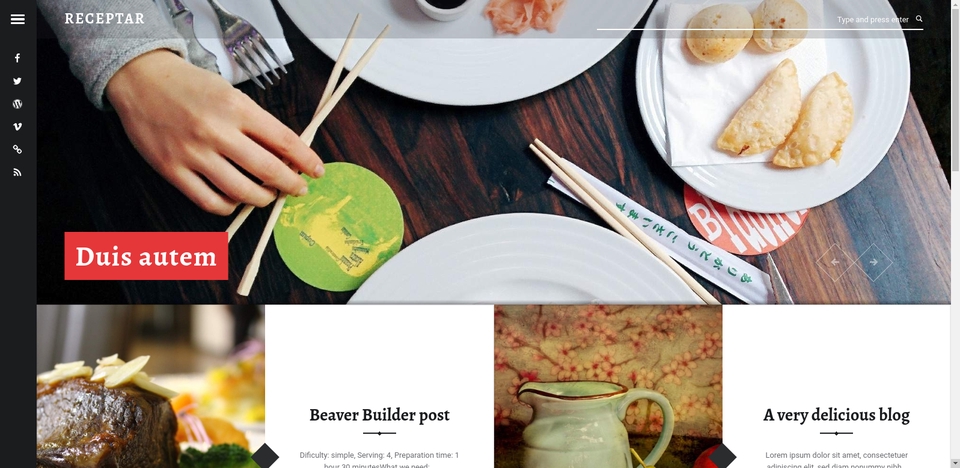 รับทำเว็บไซต์ wordpress สวยงาม เว็บร้านอาหาร ธีม Beaver Builder
