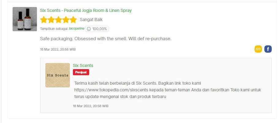 Memberi Review - Memberi Rating/Ulasan/Review bintang 5 Marketplaace Online Shop Tokopedia Shopee Lazada - 2