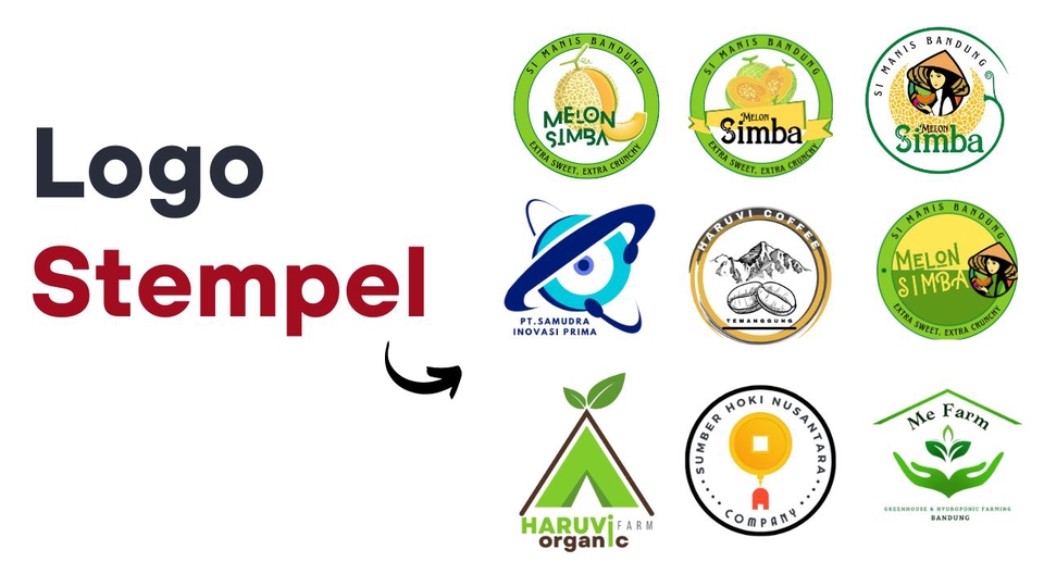 Logo - JASA DESAIN LOGO MINIMALIS UNTUK PRODUK UMKM, INSTANSI - 2