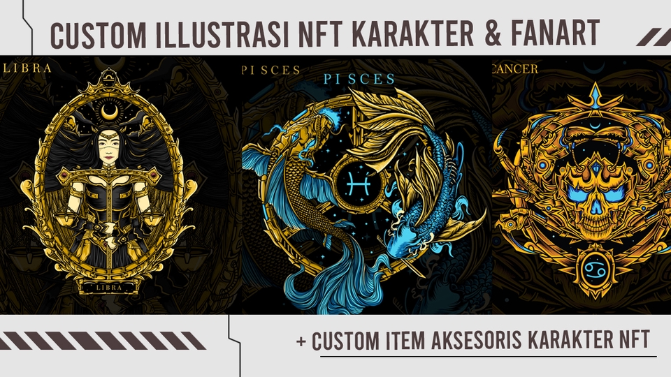 Desain Karakter - DESIGN CUSTOM KARAKTER NFT & FANART KEREN - 6