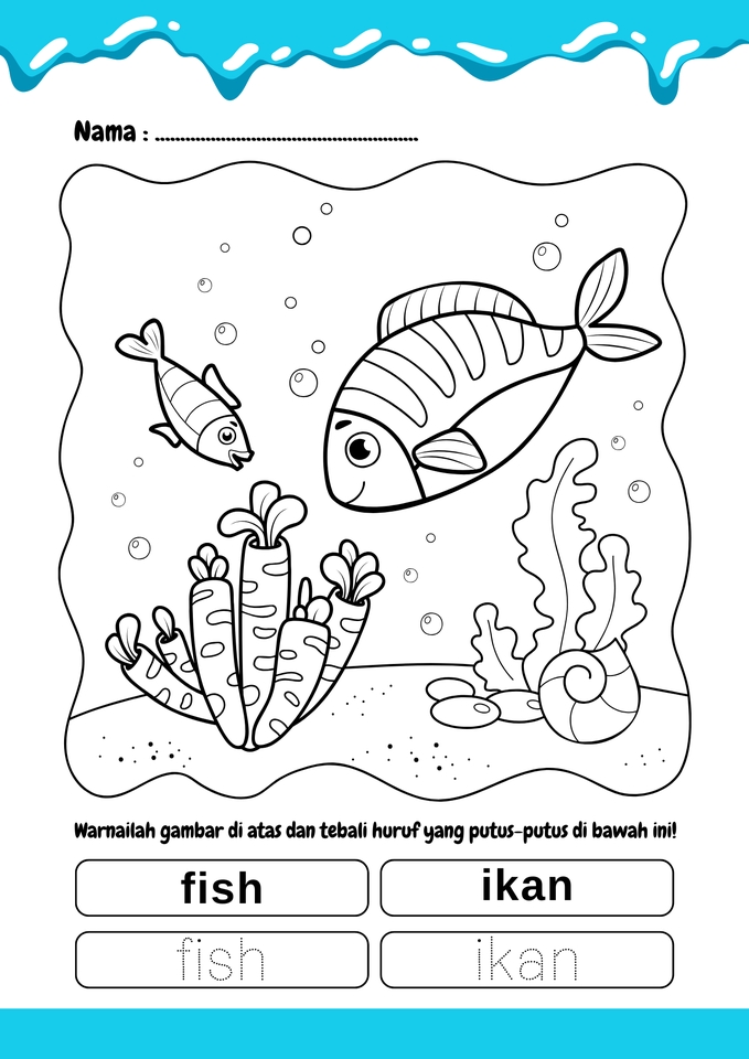 Gambar dan Ilustrasi - Buku Mewarnai Anak - 4