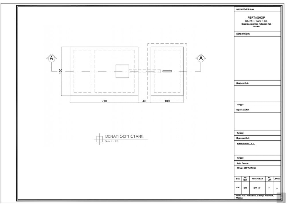 CAD Drawing - Gambar Desain Konstuksi AutoCAD Drawing - 6