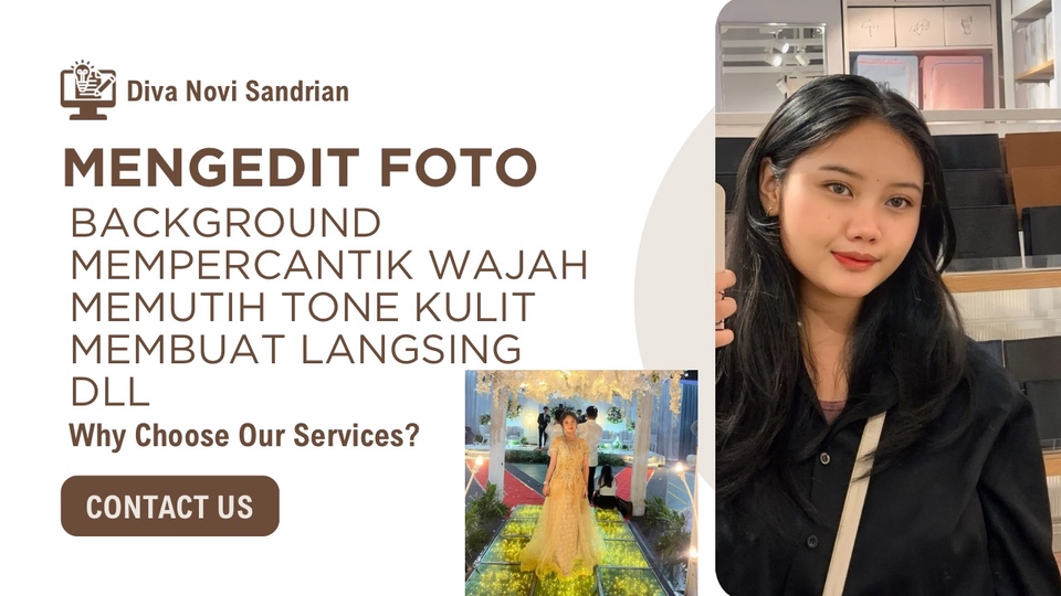 Edit Foto Background, Mempercantik, Memperjelas, Menghilangkan Elemen, Dll. Cepat dan Murah 24 jam