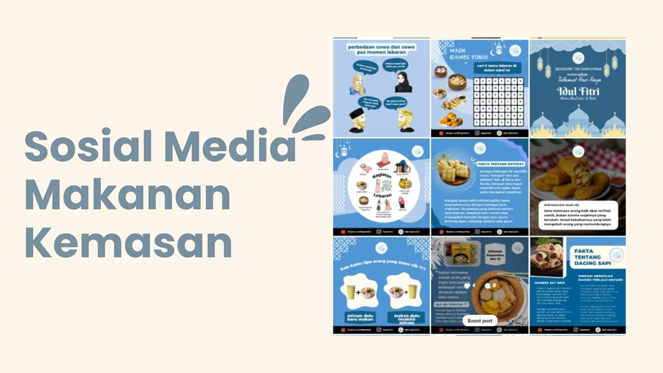 Jasa digital marketing untuk meningkatkan penjualan makanan kemasan melalui media sosial, termasuk instagram dan facebook, dengan strategi yang tertarget.