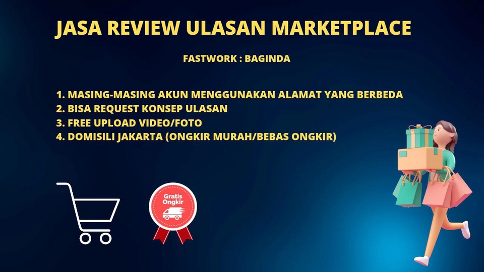 Memberi Review - Jasa Review Toko Marketplace (Tokopedia, Shopee, Lazada, Tiktok Shop) - 2