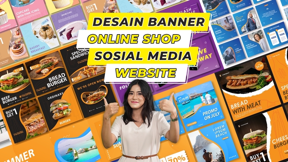 Banner Online - DESAIN BANNER SOSIAL MEDIA, INSTAGRAM, OLSHOP, DLL - 2