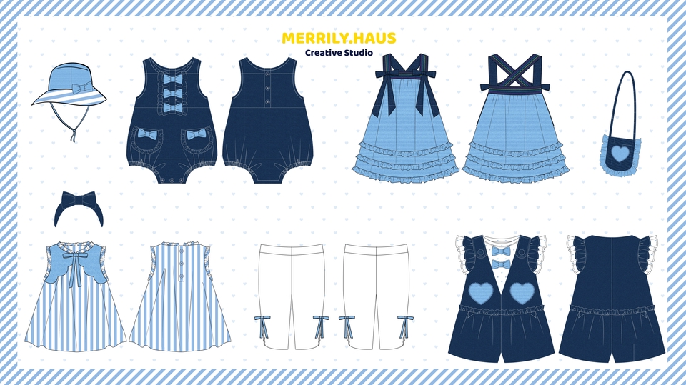 วาด/ออกแบบแพทเทิร์นเสื้อผ้า - ออกแบบเสื้อผ้าแฟชั่น เสื้อผ้าเด็ก ชุดยูนิฟอร์ม ชุดพริตตี้ MC เสื้อผ้าสัตว์เลี้ยงฯ - 26