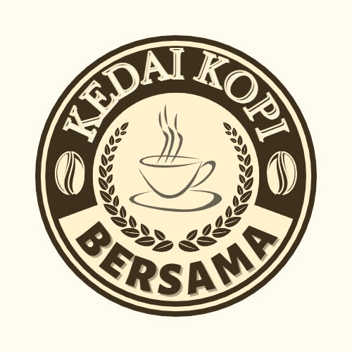 Desain logo kedai kopi Bersama: Jasa desain logo cafe online murah