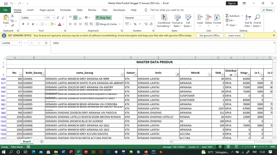 Pengetikan Umum - Jasa pengetikan data cepat dan akurat, 1 hari jadi. - 2