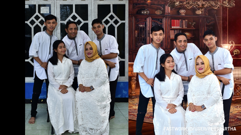 Edit Gambar & Photoshop - Edit foto professional ala studio, foto pernikahan, wisuda, couple, keluarga dll - 4