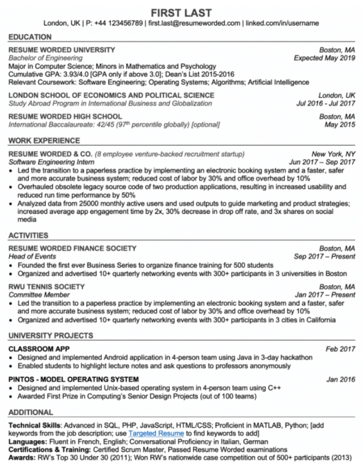 Portfolio & Resume - Pembuatan CV ATS - 3