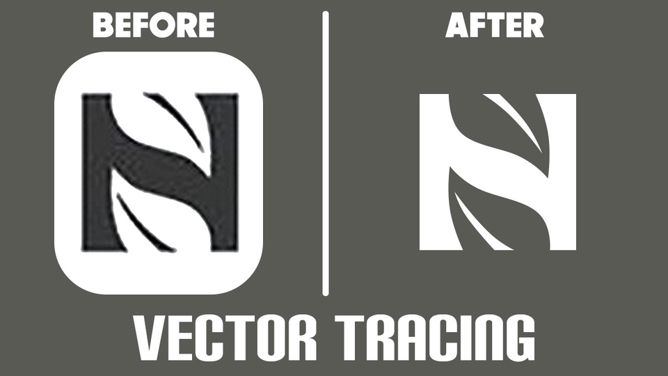 Edit Gambar & Photoshop - Remake, Redraw, Recreate, Trace Logo Resolusi Rendah Jadi Logo Resolusi Tinggi - 1