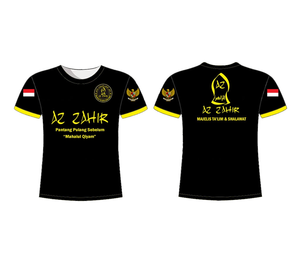 Desain Kaos Majelis Ta'lim dan Sholawat