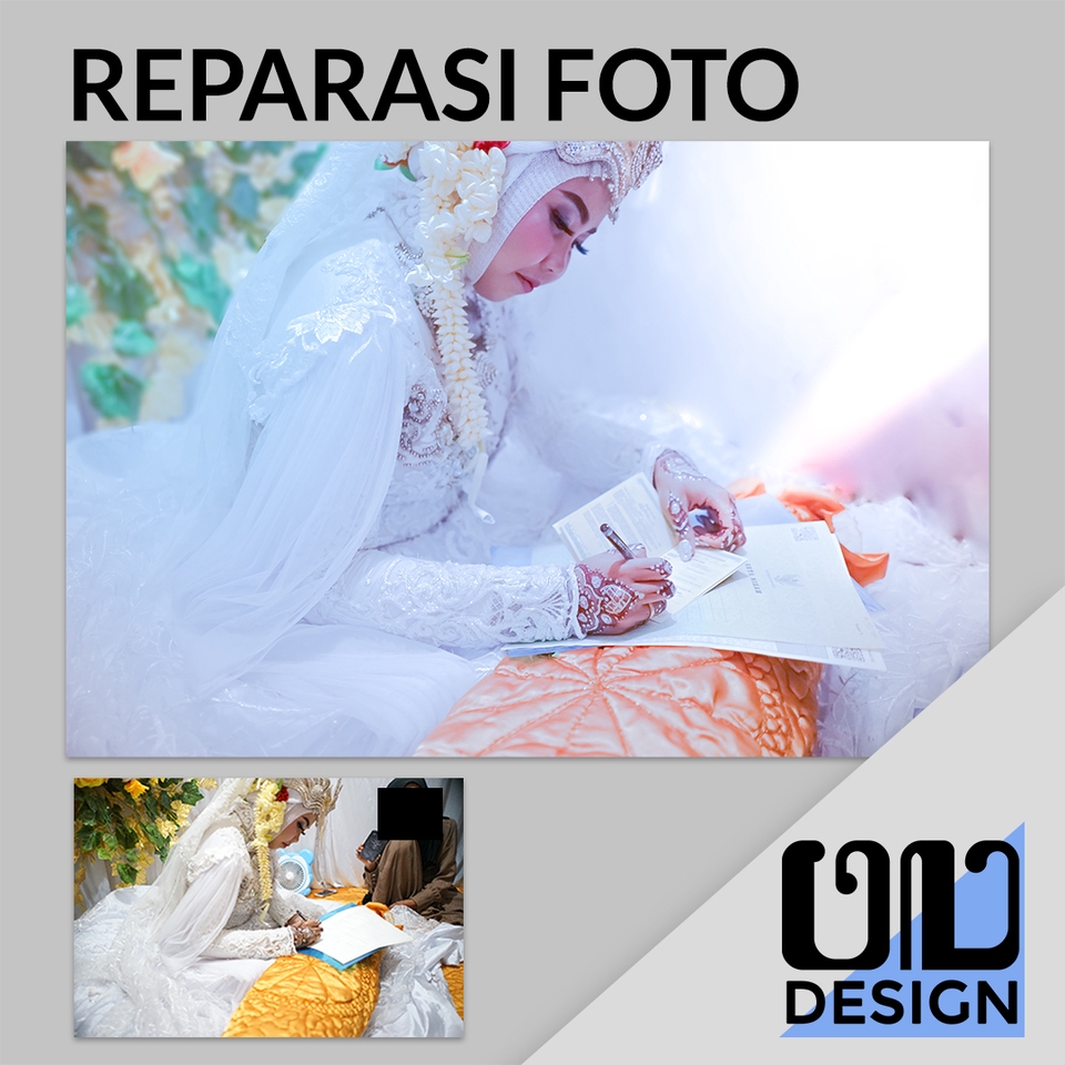 Edit Gambar & Photoshop - Ganti Background pas foto alami dan rapi - 2
