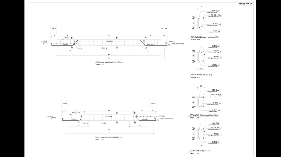 CAD Drawing - CAD rumah lantai 1 dan lantai 2 - 4