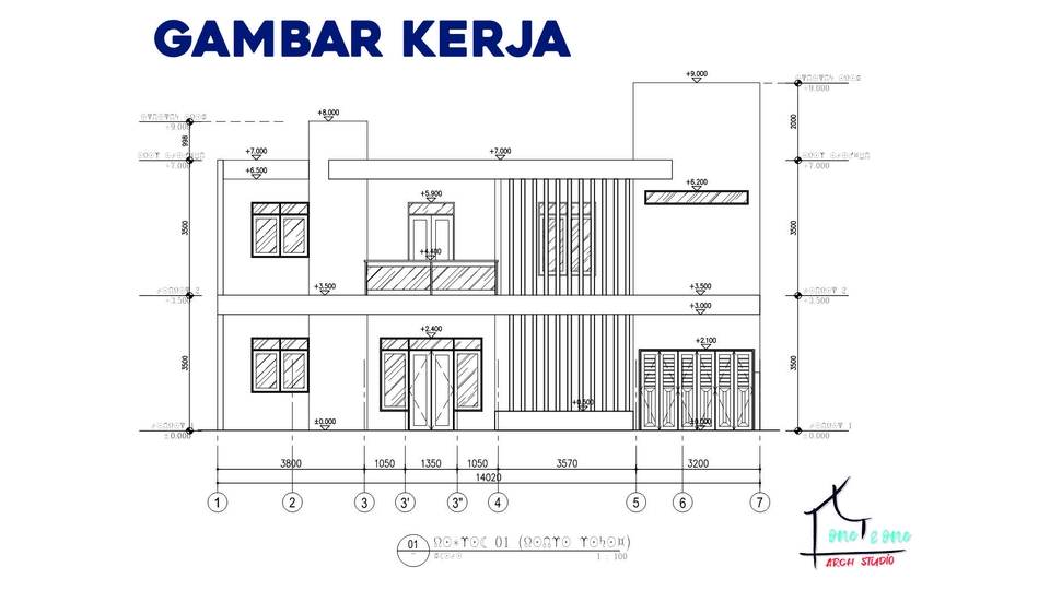 CAD Drawing - Jasa Design & Gambar Kerja Bangunan (3-7 Hari) - 3