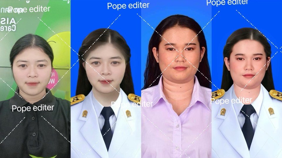 รับแต่งรูปภาพ ปรับแสงสี ผิวสวย