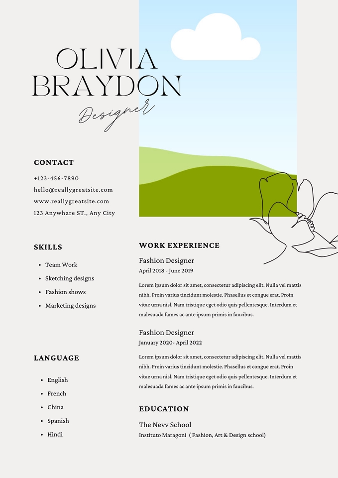 Portfolio & Resume - Resume&Cover letter - 10