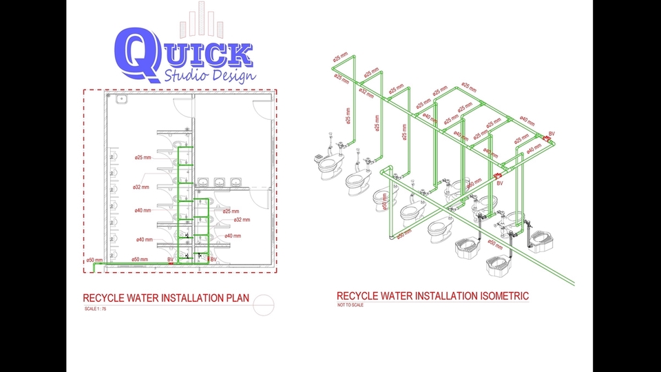 CAD Drawing - Desain Plumbing - 1