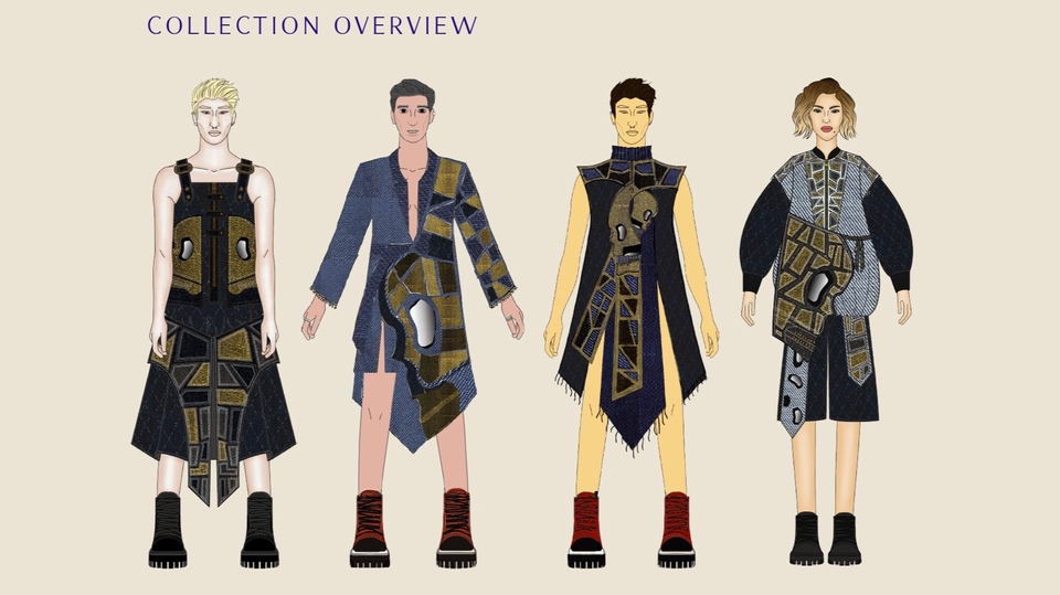 Desain Kaos & Motif - TECHNICAL DRAWING BAJU ANAK, DEWASA WANITA & PRIA - 20