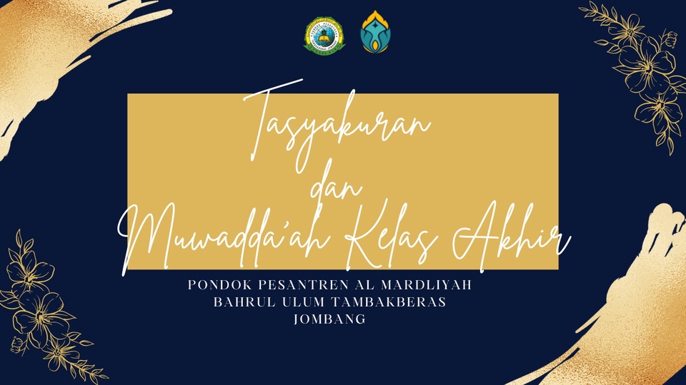Jasa Desain Banner Instagram, Tasyaakuran dan Muwaddah'ah Kelas Akhir, Pondok Pesantren Al Mardliyah, Bahul Ulum Tambakberas Jombang