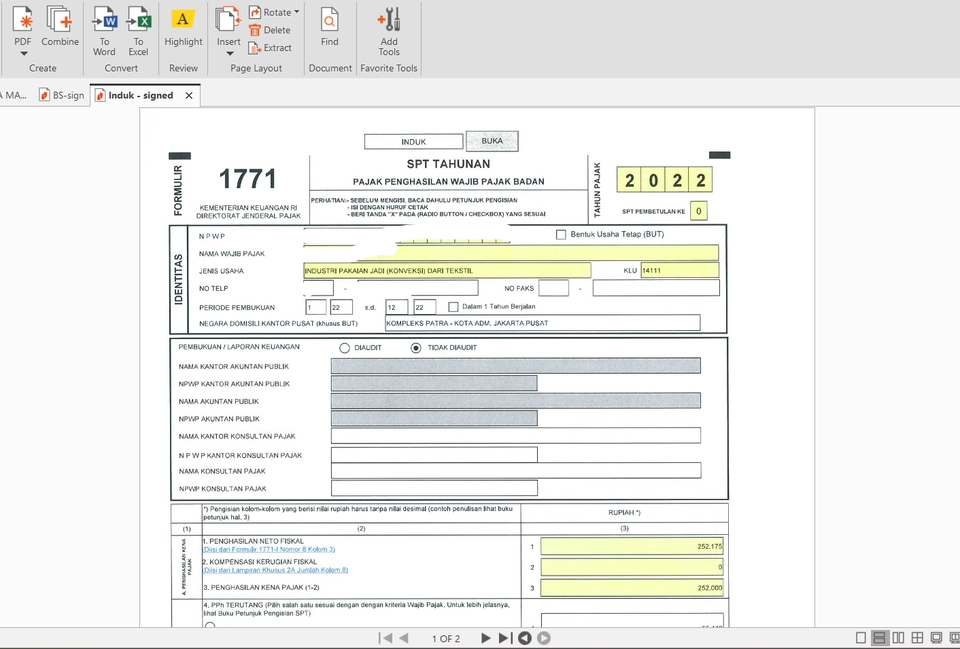 Akuntansi dan Keuangan - Lapor Pajak SPT Tahunan Badan Nihil Transaksi - 3
