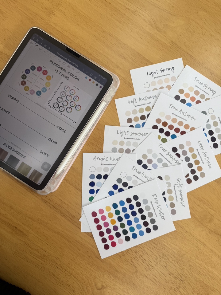 ทำ personal color ราคา คอร์ส personal color personal color test 12 แบบ สี