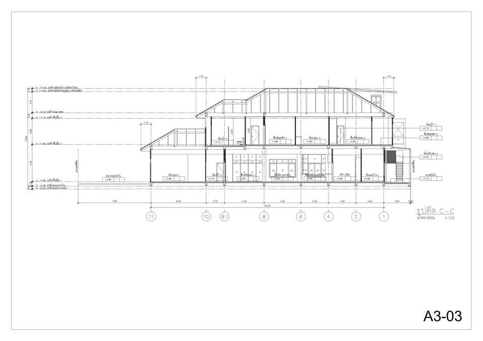 แบบบ้านพร้อมBOQเขียนแบบบ้าน2ชั้น ออกแบบโครงสร้างบ้าน