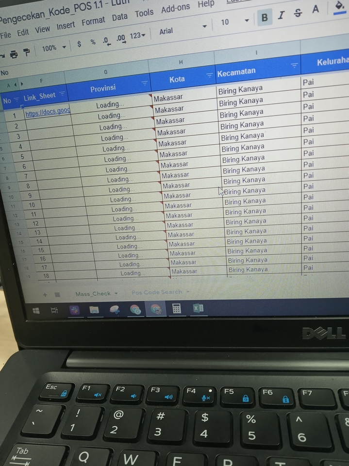 Pengetikan Umum - Entri Data Excel, Google Sheet - 3