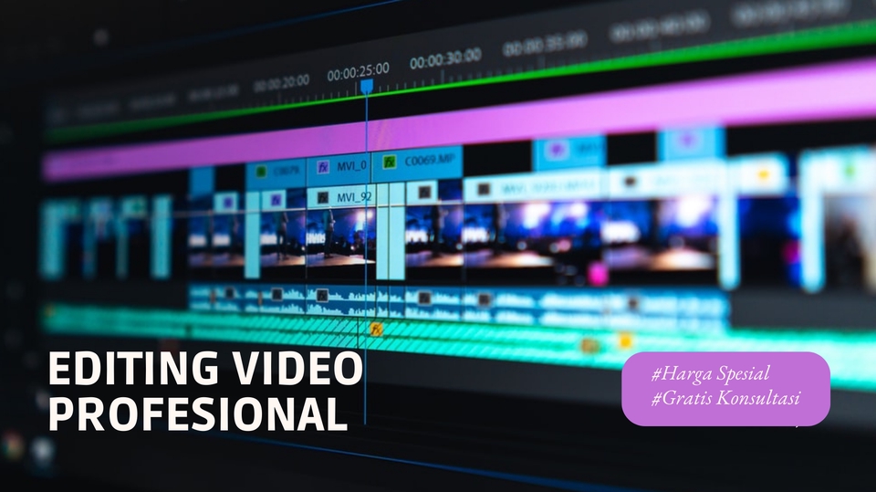 Video Editing - Editing Video Profesional - Sosial Media - Iklan - Bisnis - Gratis konsultasi - 1