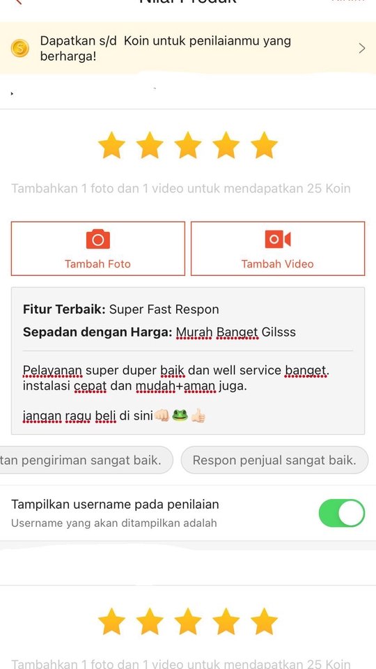 Memberi Review - Jasa Review Olshop dan Rating Gmaps 100% Real Human - 2