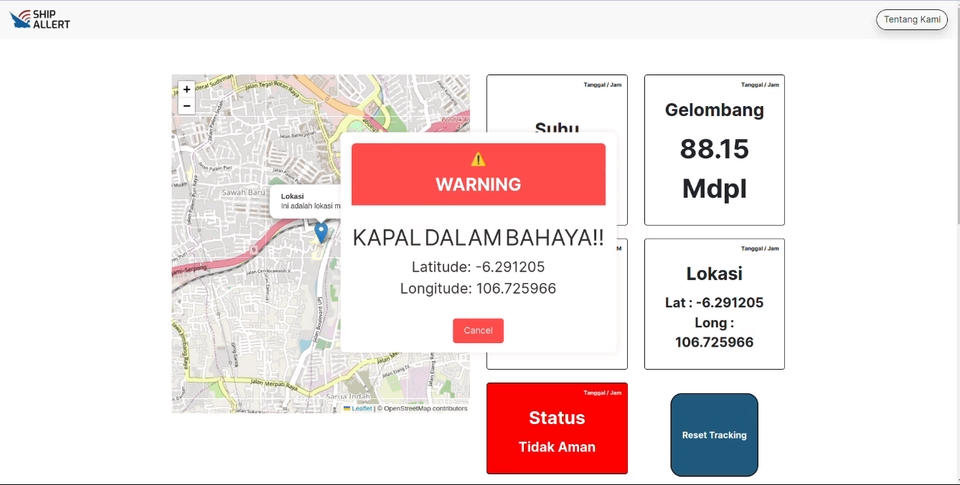 Jasa pembuatan website profesional untuk toko online dengan fitur pelacakan kapal, tampilan website modern, harga terjangkau.
