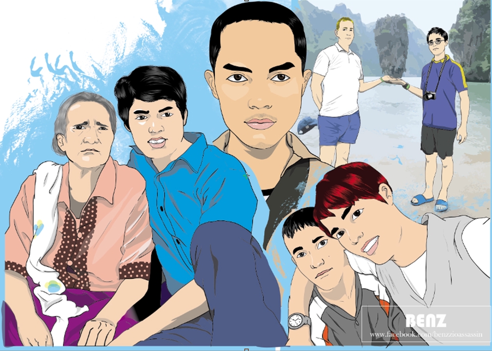 เปลี่ยนรูปเป็นเวกเตอร์ - ดราฟ/วาดภาพเวกเตอร์ (ai) คน สัตว์ สิ่งของ พื้นหลัง ภาพประกอบ โลโก้ - 15
