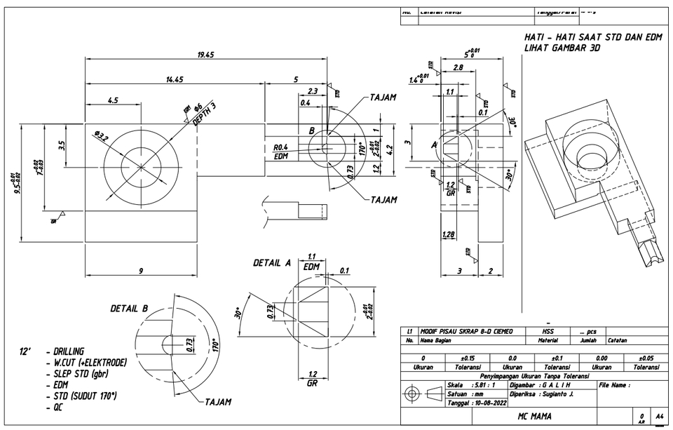 CAD Drawing - JASA GAMBAR CAD Drawing - 2