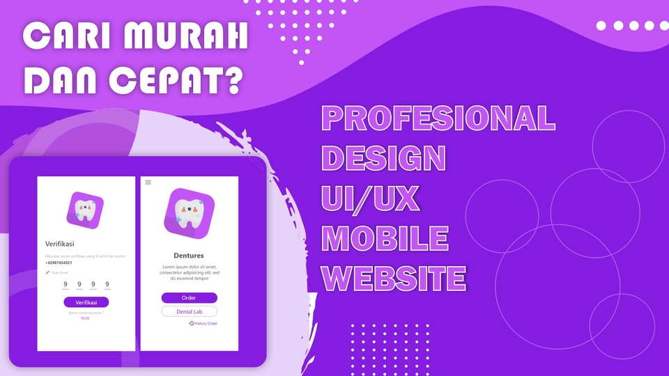 UI & UX Design - Desain UI/UX Mobile, Website Cepat dan Murah - 1