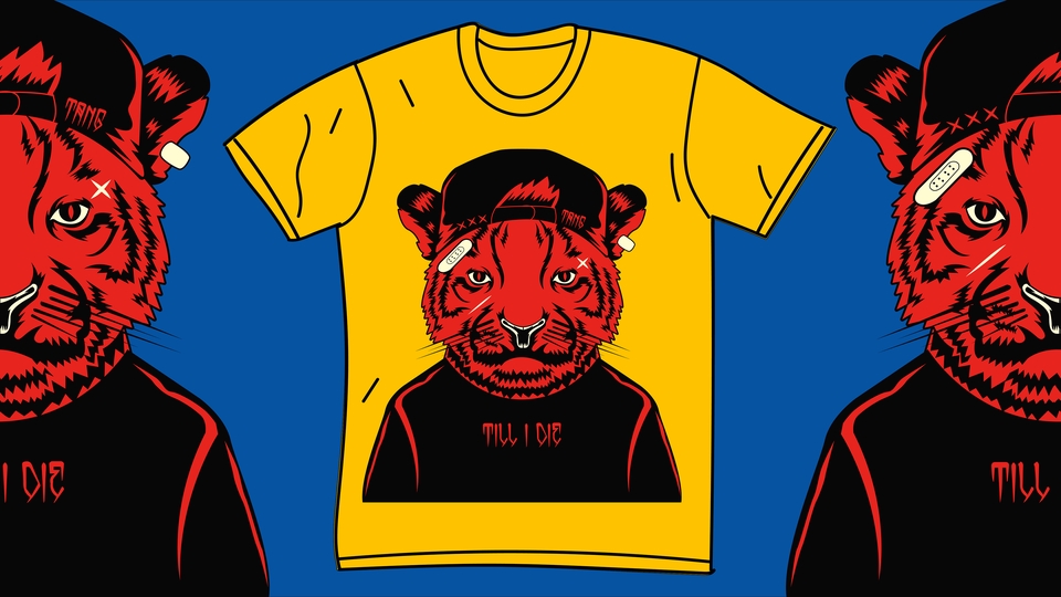 วาด/ออกแบบแพทเทิร์นเสื้อผ้า - ออกแบบลายเสื้อยืด และ ลายผ้าแพทเทิร์น ลายพิมพ์แบบต่อเนื่อง - 14