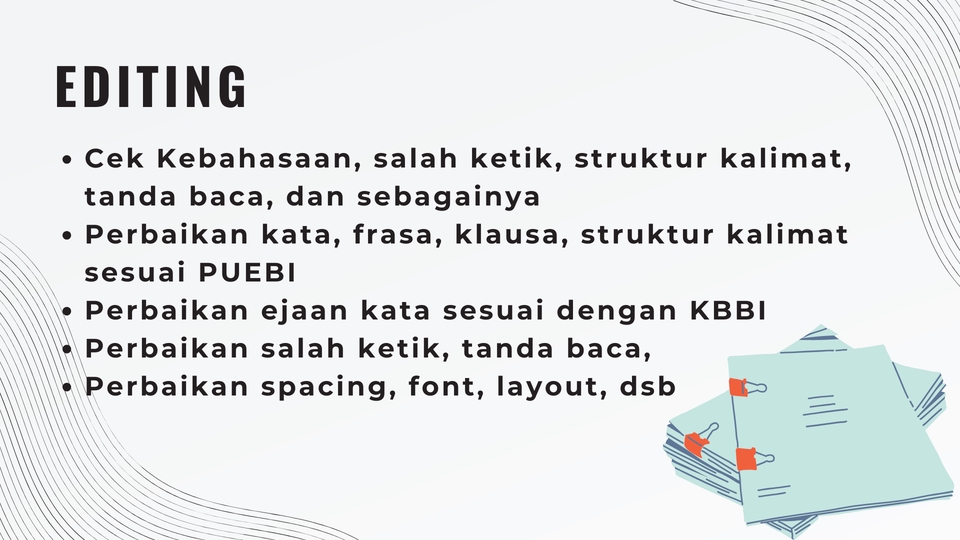 Jasa Proofreading Editing Naskah Bahasa Indonesia untuk meningkatkan kualitas tulisan dan menghindari kesalahan.