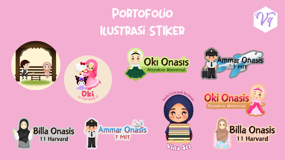 Desain stiker undangan pernikahan unik dan murah paket desain kartu nama elegan