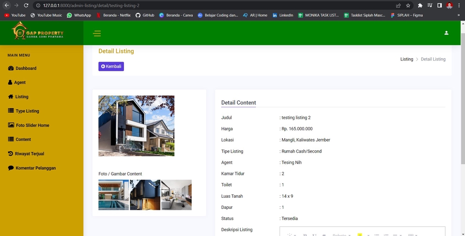 Web Development - Website Penjualan Properti - 7