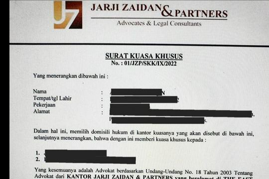 Jasa Review Kontrak atau Perjanjian Hukum - PERJANJIAN, SOMASI, REVIEW (DRAFTING), LEGAL OPINI, KONSULTASI KORPORASI & LITIGASI