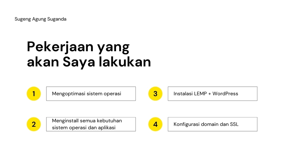 Jasa Lainnya - Instalasi / Migrasi LEMP dan WordPress ke VPS / Dedicated Server - 2