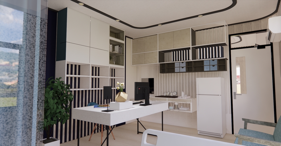 3D & Perspektif - Desain Interior & Furniture Offices, Residances, and Commercials - 19