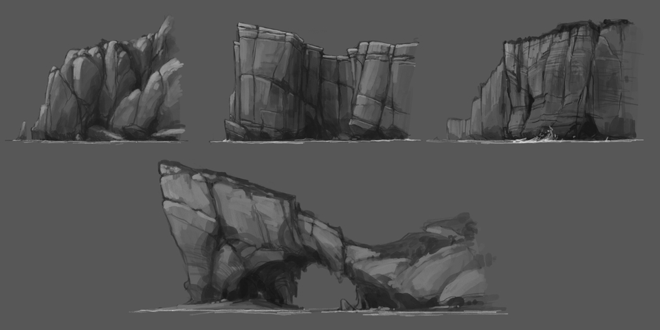 ตัวละครเกมและฉาก - ออกแบบฉากหลังและไอเทม Concept Art / Background Art / Game Asset - 29