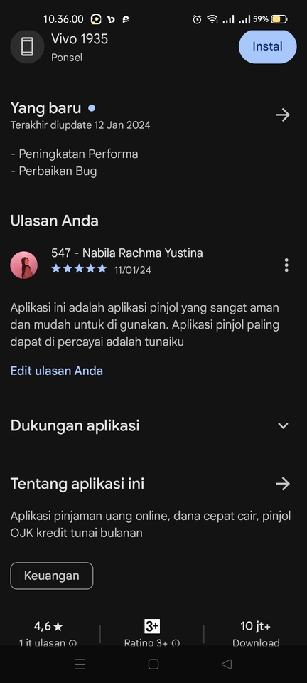 Memberi Review - Jasa memberikan ulasan positif dan rating bintang 5 di berbagai marketplace, aplikasi, google maps  - 3