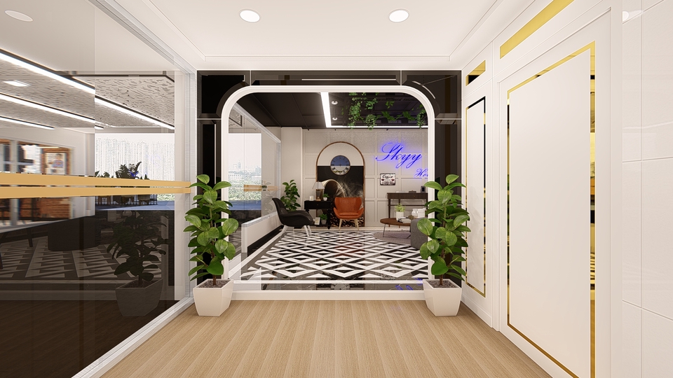 ออกแบบภายในร้านอาหาร ทำภาพ3D งานด่วน