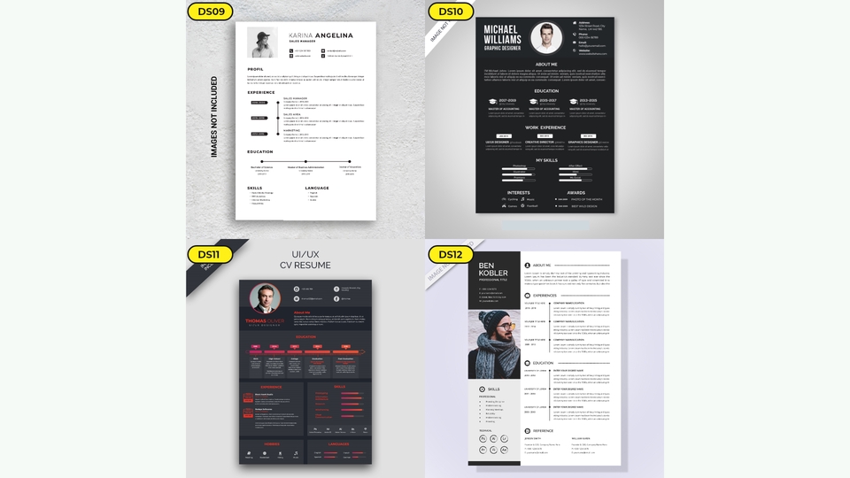 Portfolio & Resume - Desain Resume / CV Kreatif, Unik, Minimalis Dan Profesional (1 Hari Jadi) - 3