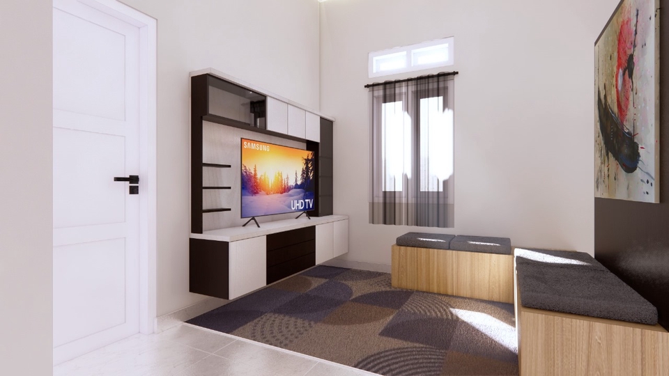 Desain interior ruang tamu minimalis dengan tv dan sofa, jasa desain interior rumah, jasa desain interior 3d, jasa arsitek rumah, desain interior minimalis, desain rumah minimalis modern, desain ruang tamu, desain interior ruang tamu, jasa desain rumah, desain interior apartemen, jasa desain interior apartemen, interior rumah minimalis, desain rumah minimalis, interior ruang tamu, interior, desain, rumah, minimalis, 3d.